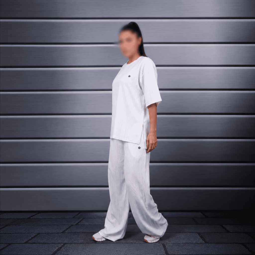 ست تیشرت شلوار لولولمون Lululemon T-shirt and pants |قواره باکسی — تصویر ۲