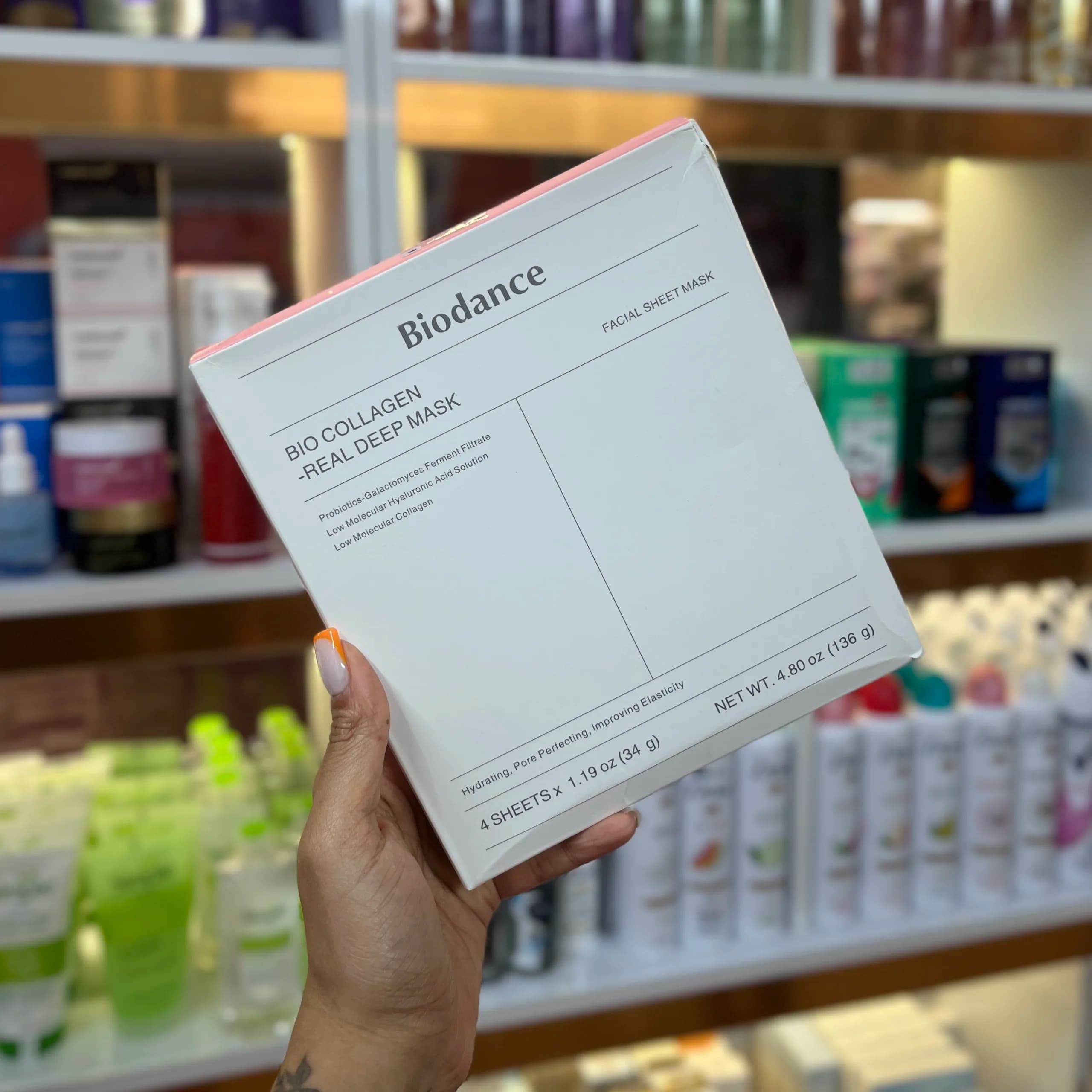ماسک ورقه ای بایودنس کلاژن Bio Collagen Real Deep Mask وزن 34 گرم — تصویر ۴