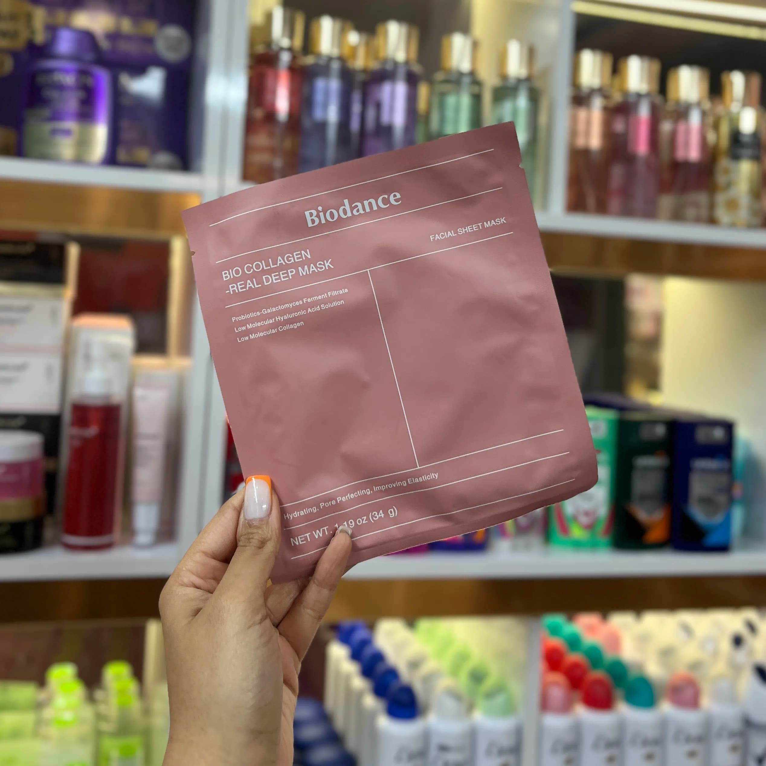 ماسک ورقه ای بایودنس کلاژن Bio Collagen Real Deep Mask وزن 34 گرم — تصویر ۳