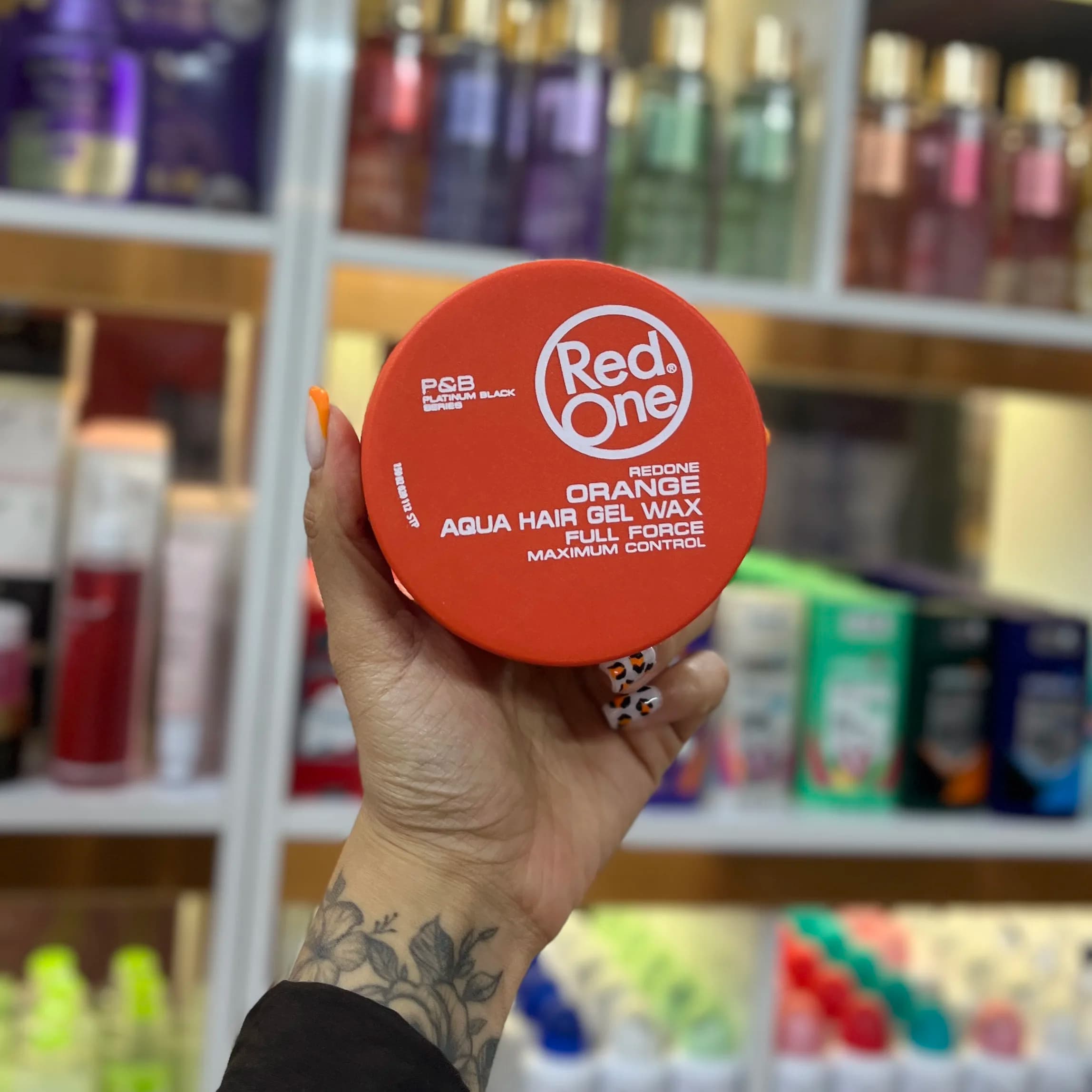 واکس مو ردوان نارنجی Aqua Hair Gel Wax حجم 150 میل