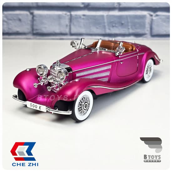ماکت مرسدس بنزکا500 1936بنفش دودزا چِژی(Mercedes Benz K500 1936 Chezhi)