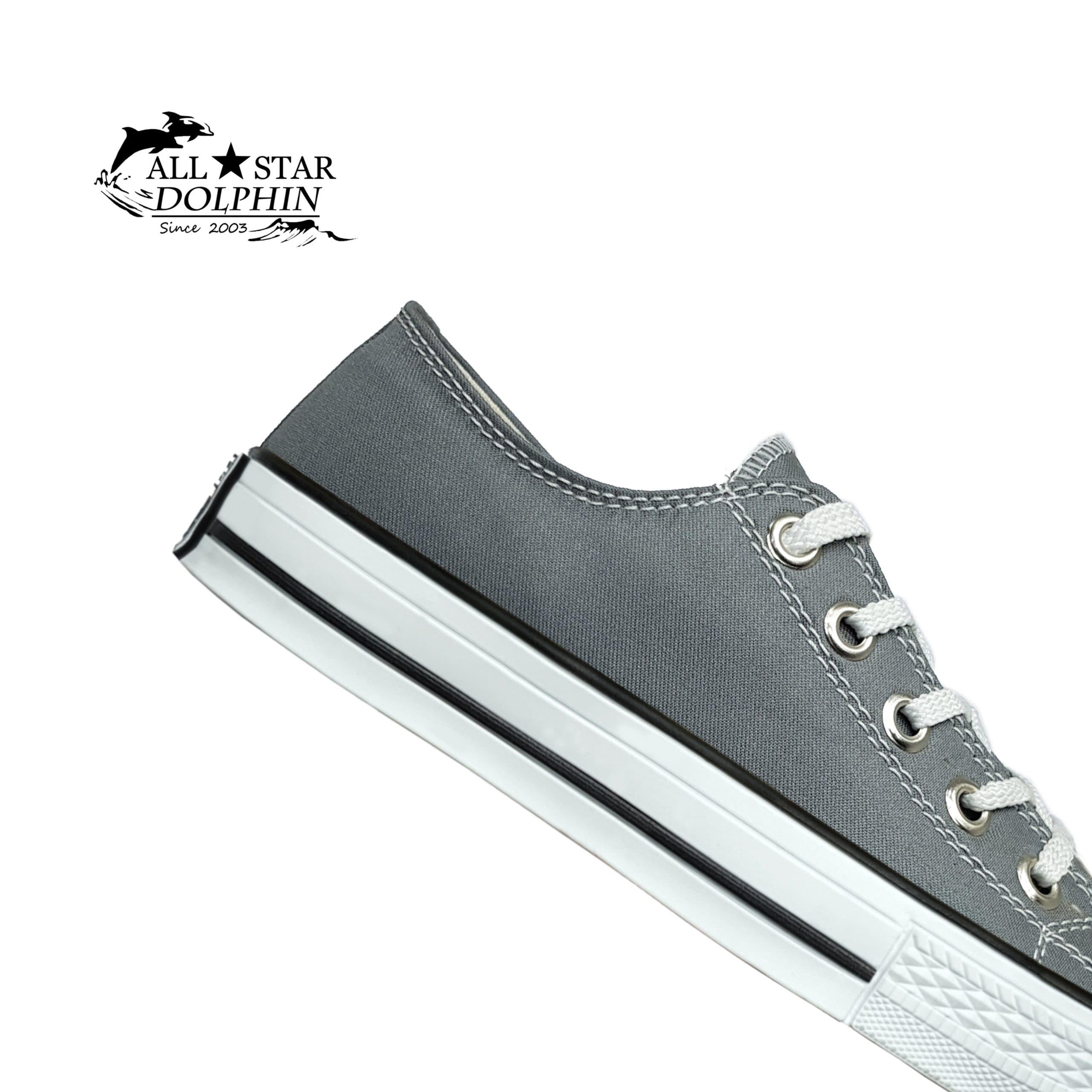 کتونی آل استار ساق کوتاه کلاسیک طوسی (All Star) — تصویر ۲