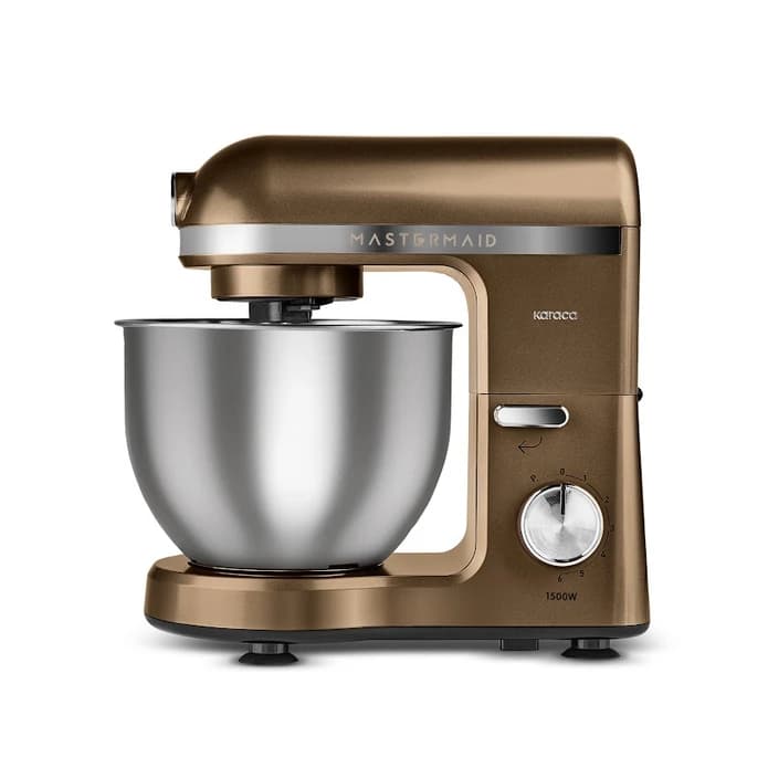 همزن کاسه ای حرفه ای کاراجا مدل Mastermaid chef pro çift قهوه ای — تصویر ۲