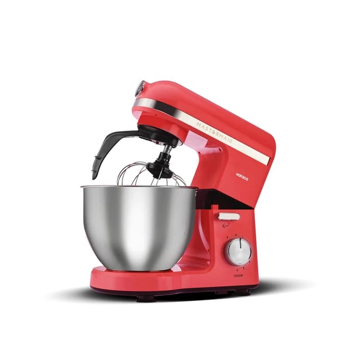 همزن کاسه ای حرفه ای کاراجا مدل Mastermaid chef pro çift قرمز — تصویر ۲
