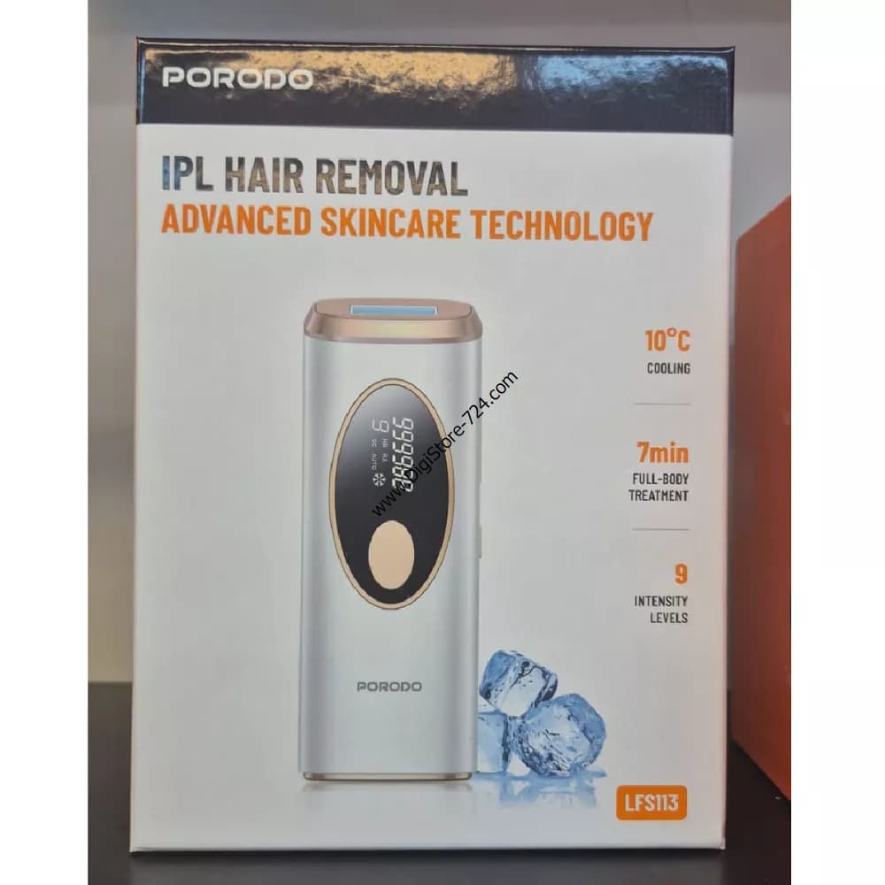 لیزر خانگی صورت و بدن پرودو مدل Porodo IPL HAIR REMOVAL سری LFS113 — تصویر ۳