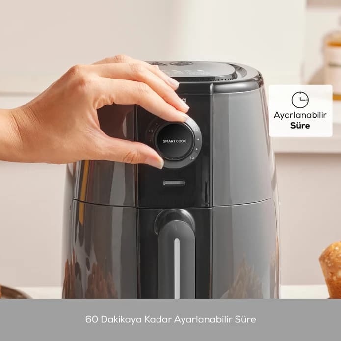 هواپز رژیمی کاراجا مدل Smart Cook رنگ نوک مدادی — تصویر ۷