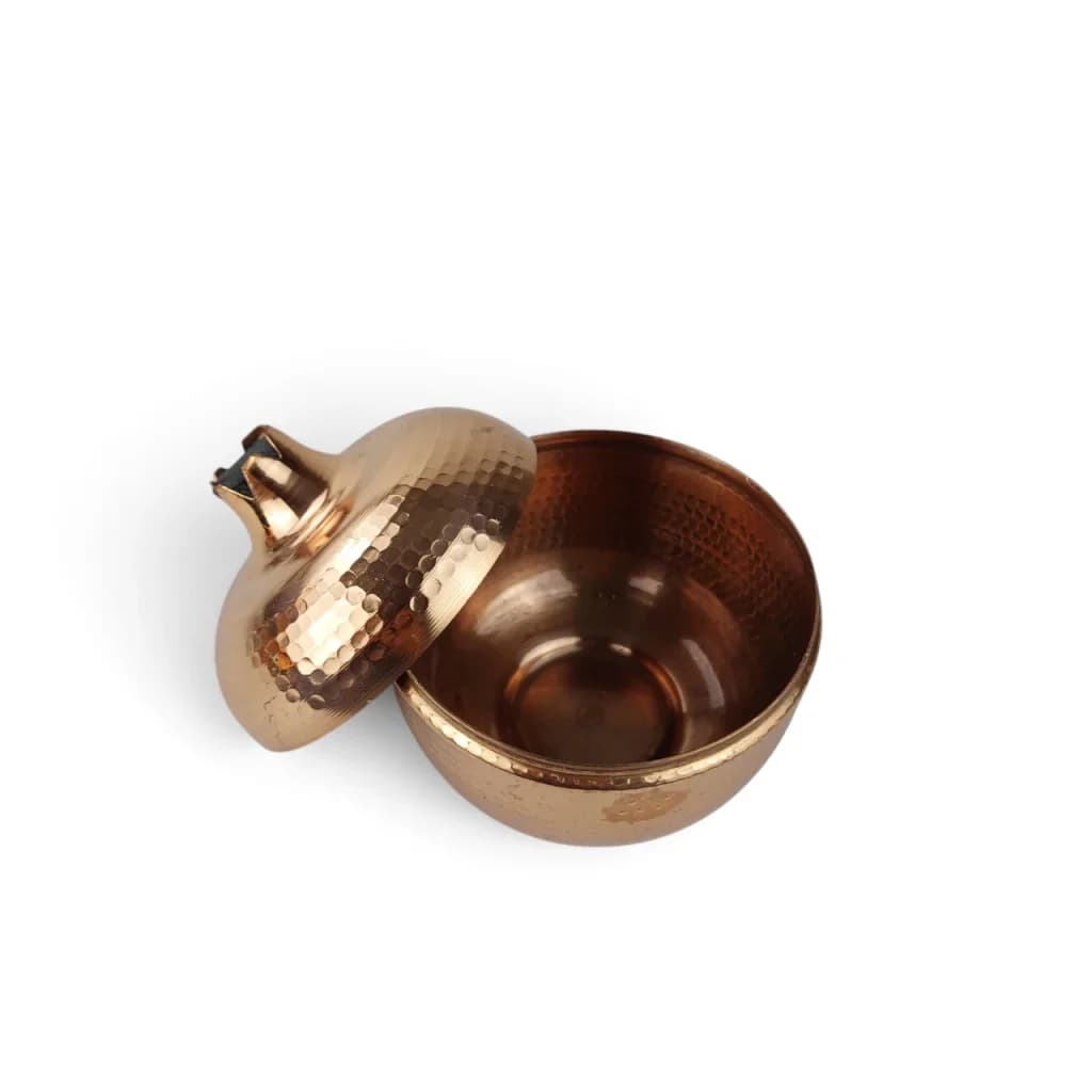ظرف شکلات مسی طرح انار کد PI5519 — تصویر ۶