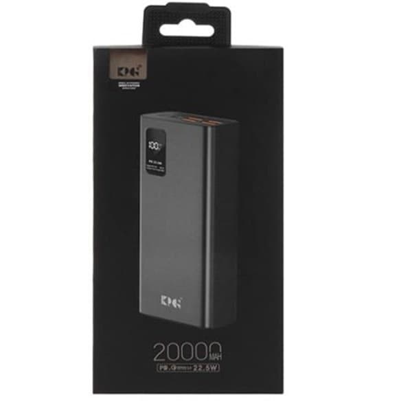 پاوربانک فست شارژ کی پی جی مدل PD-25 20000 میلی آمپر اورجینال