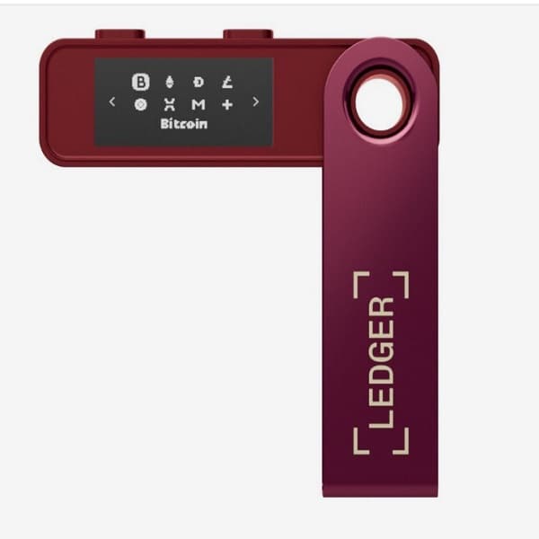 کیف پول سختافزاری لجر نانو اس پلاس – Ledger Nano S Plus Crimson Magenta | دارای گارانتی ۲۴ ماهه VITASECURE 24 — تصویر ۲