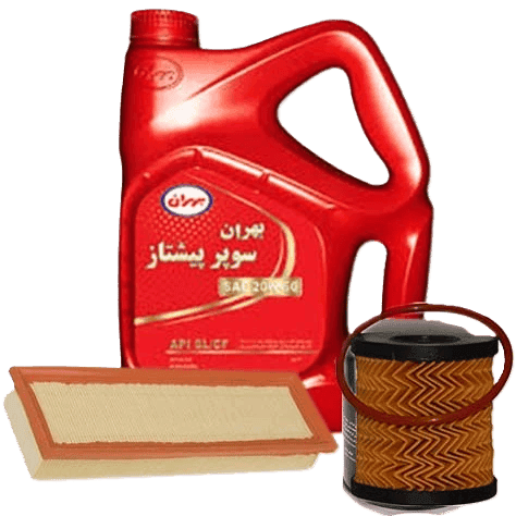 پکیج روغن موتور بهران مدل سوپرپیشتاز (20w50) SL مناسب 206 تیپ 2 - اتو سرویس یگانه