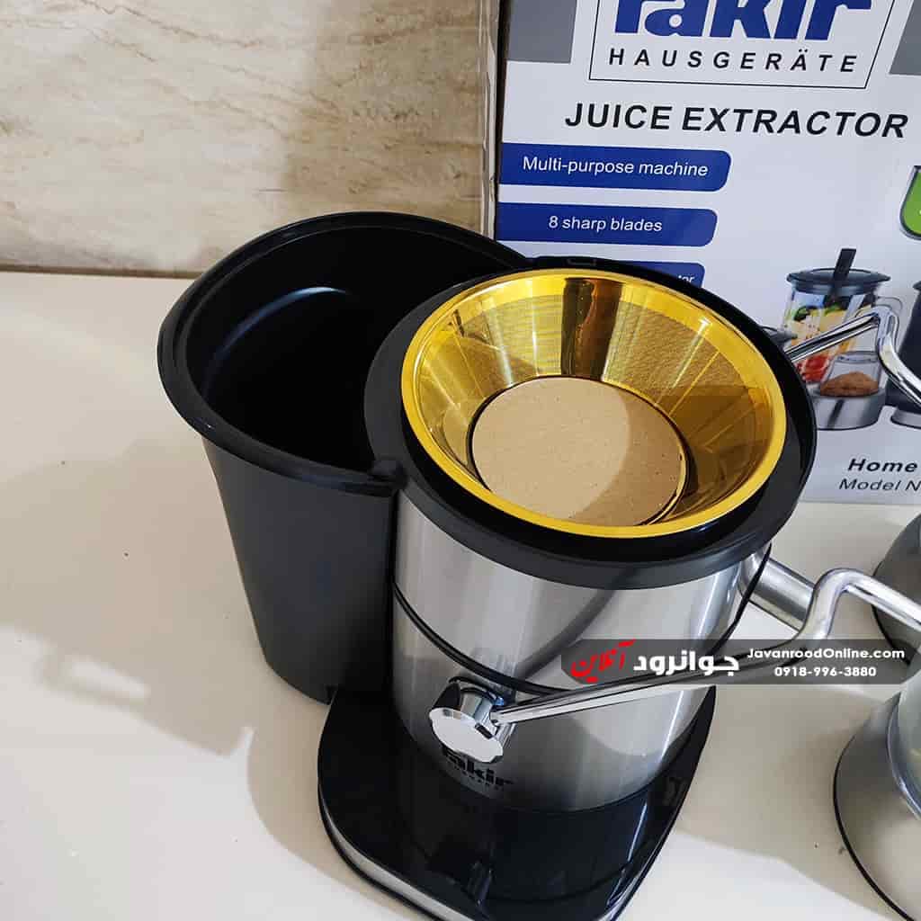 آبمیوه گیر لمسی فکر تیغه طلایی 4 کاره مدل Fakir KF956 — تصویر ۵