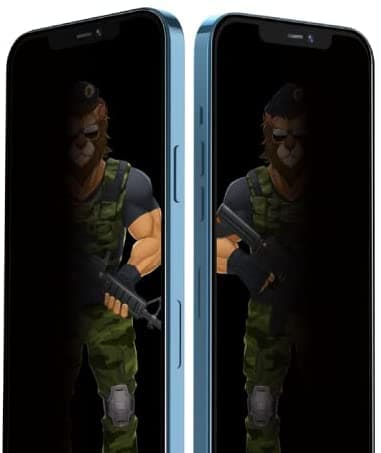 محافظ صفحه نمایش شیشه ای حریم خصوصی سه بعدی Green 3D Shockproof Privacy Glass Screen Protector for iPhone 12 Pro Max – GNI12673PV — تصویر ۷