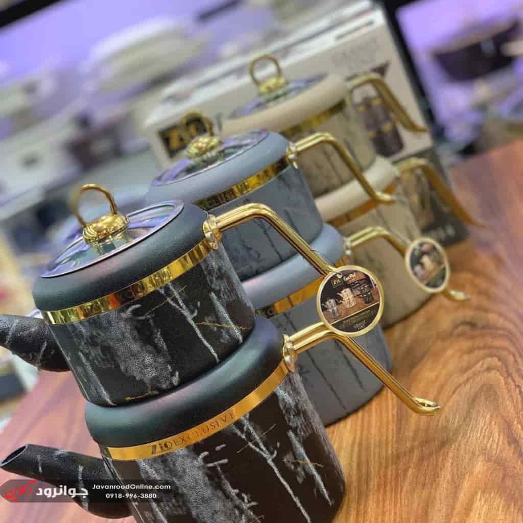 کتری قوری گرانیتی زیو Zio ZTS-8014 پرداخت در محل — تصویر ۴