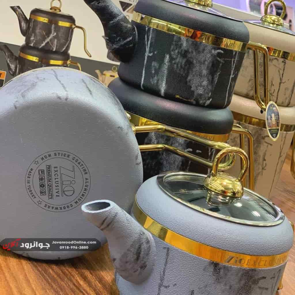 کتری قوری گرانیتی زیو Zio ZTS-8014 پرداخت در محل — تصویر ۵