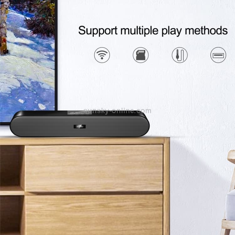 اسپیکر بلوتوث دابلیو کی مدل WK D11 Portable Bluetooth Speaker — تصویر ۲