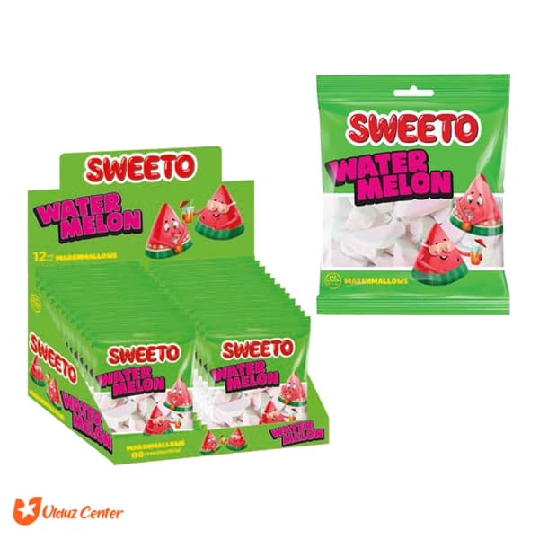 مارشمالو سوییتو مدل Water Melon وزن 60 گرم