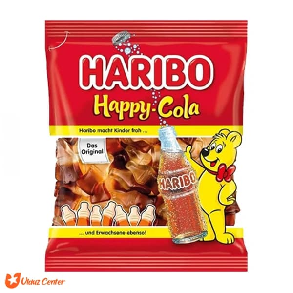 پاستیل شکری Haribo مدل Happy-Cola وزن 160 گرم