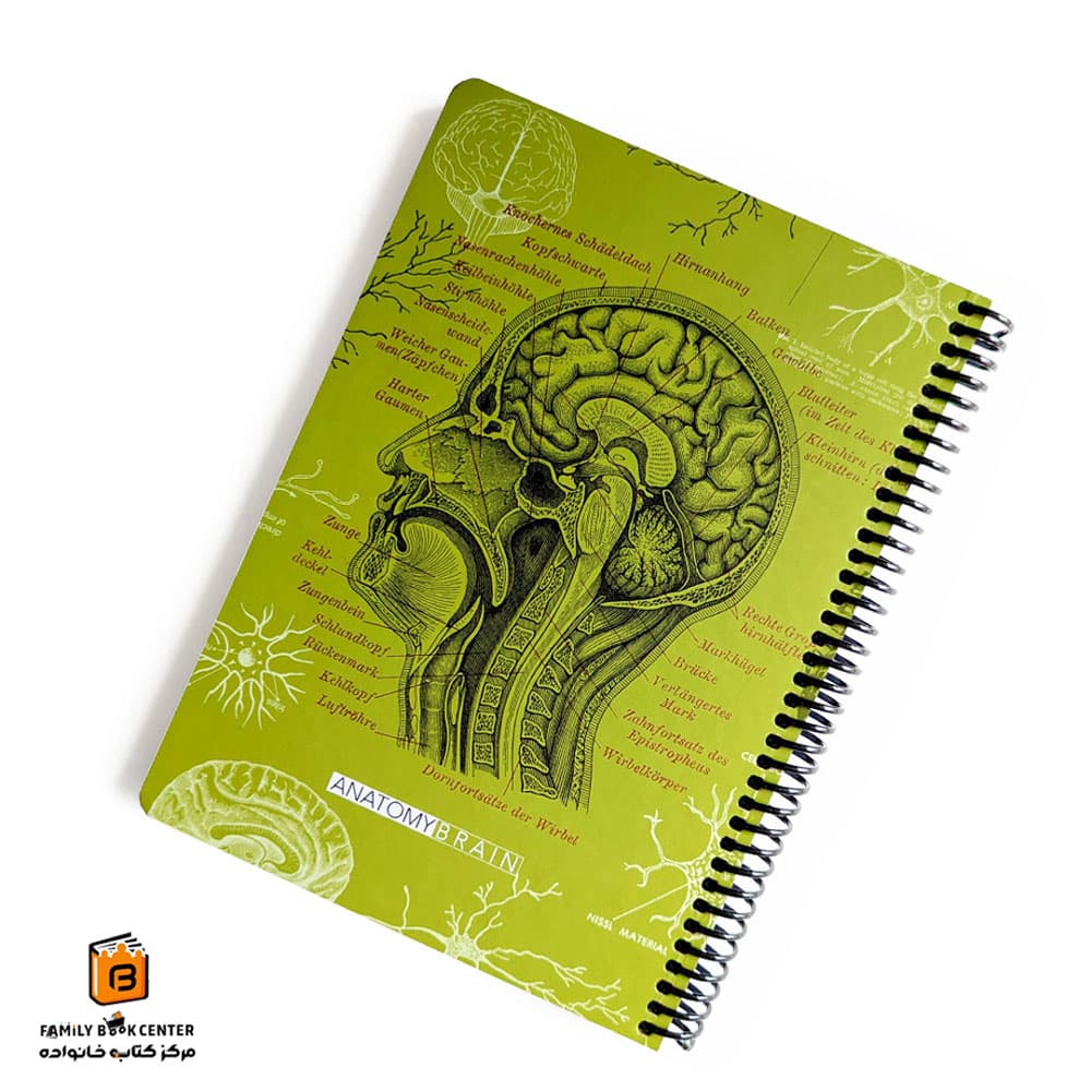 دفتر خط دار طرح مغز دات نوت (dotnote)