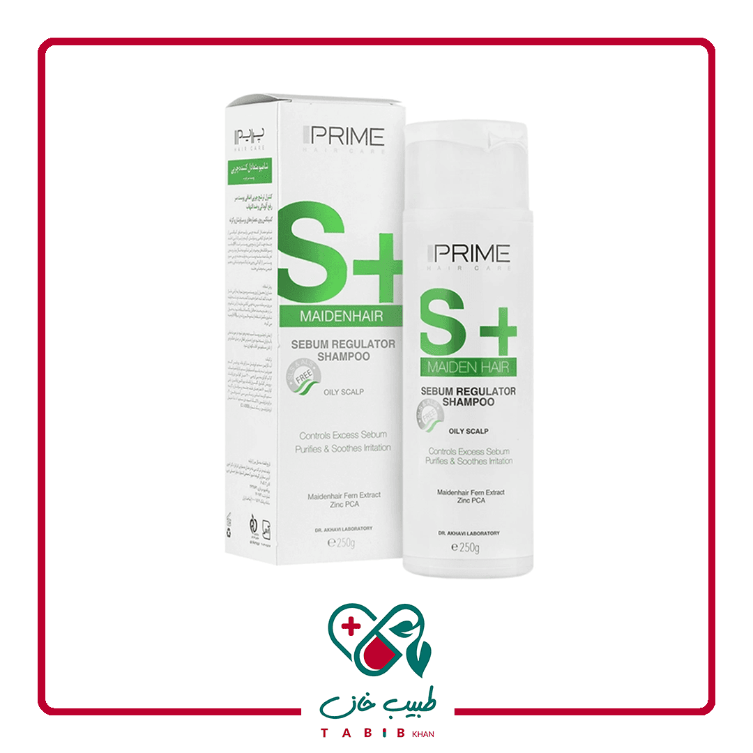 شامپو متعادل کننده چربی اس پلاس پرایم/S Plus Maiden Hair Sebum Control Shampoo