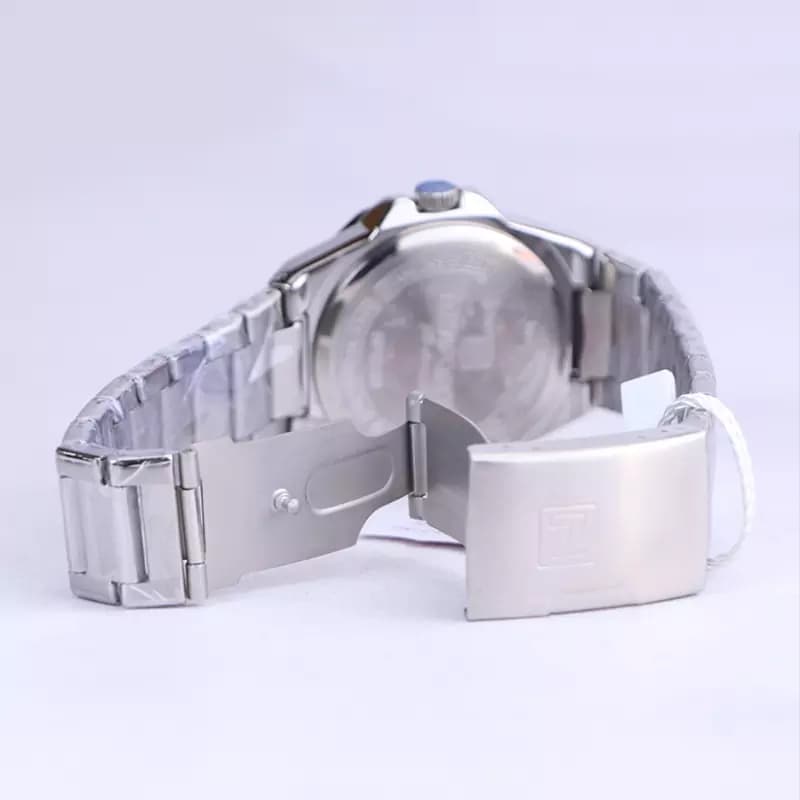 ساعت مچی نیوی فورس مردانه فلزی نقره ای صفحه مشکی 9258/1 — تصویر ۲