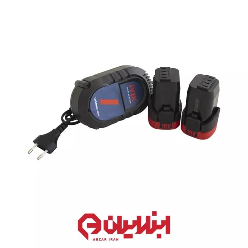 دریل شارژی چکشی براشلس ۱۶ ولت K-7226B ایوک — تصویر ۶