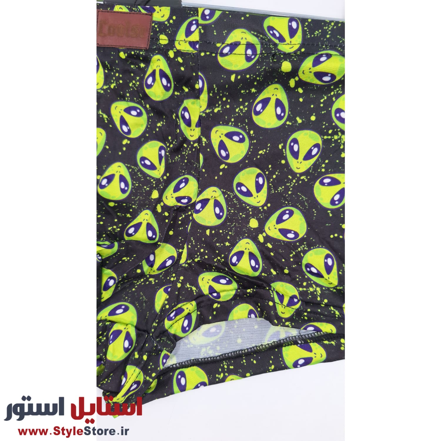 شورت نیم پا مردانه کولسی مدل Neon Aliens کد NI-2012 (اوت لت) — تصویر ۵