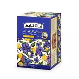 دمنوش گیاهی گل گاو زبان فان تایم بسته 14 عددی — تصویر ۲
