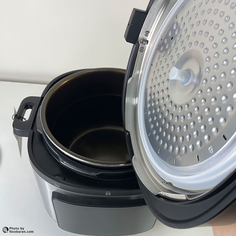 زودپز برقی نیولند NL-3135BS ظرفیت ۶ لیتر با بدنه استیل ضد زنگ — تصویر ۳
