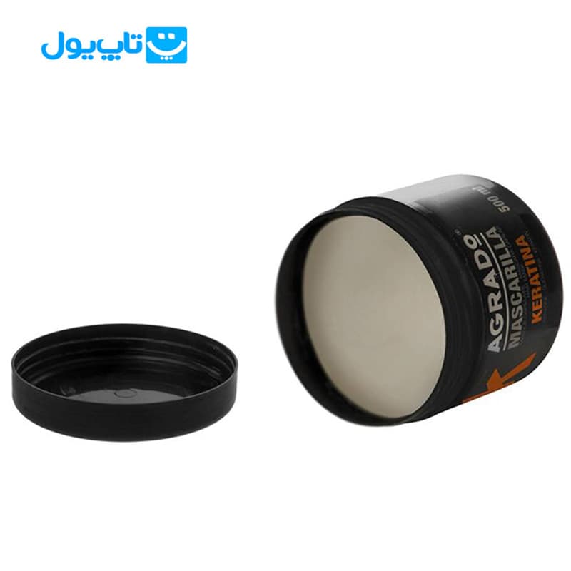 ماسک مو آگرادو AGRADO مدل KERATINA کراتین صاف کننده مو حجم 500 میلیلیتر — تصویر ۳
