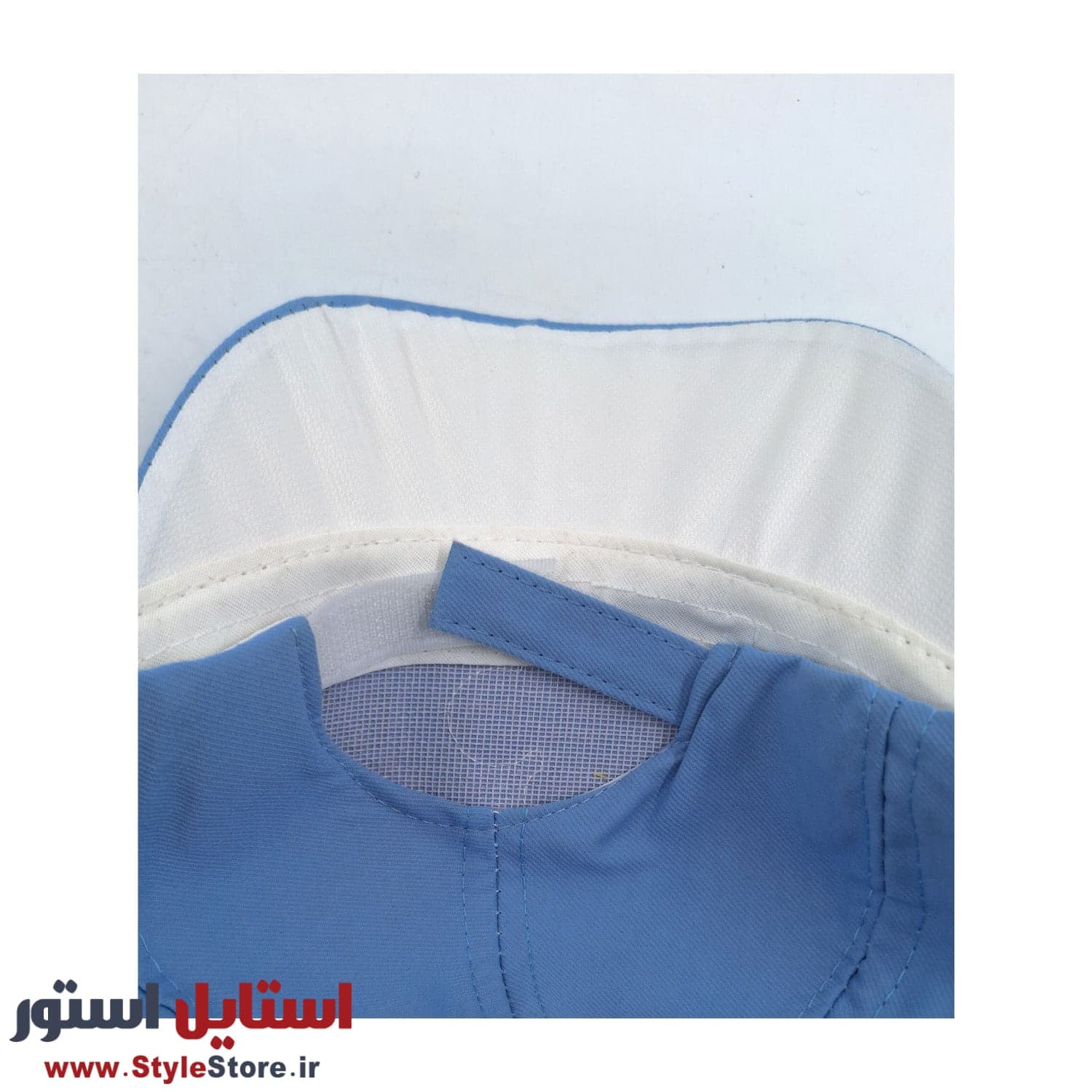 کلاه بچگانه مدل پاندا فرفره ای کد 1948 رنگ آبی — تصویر ۴