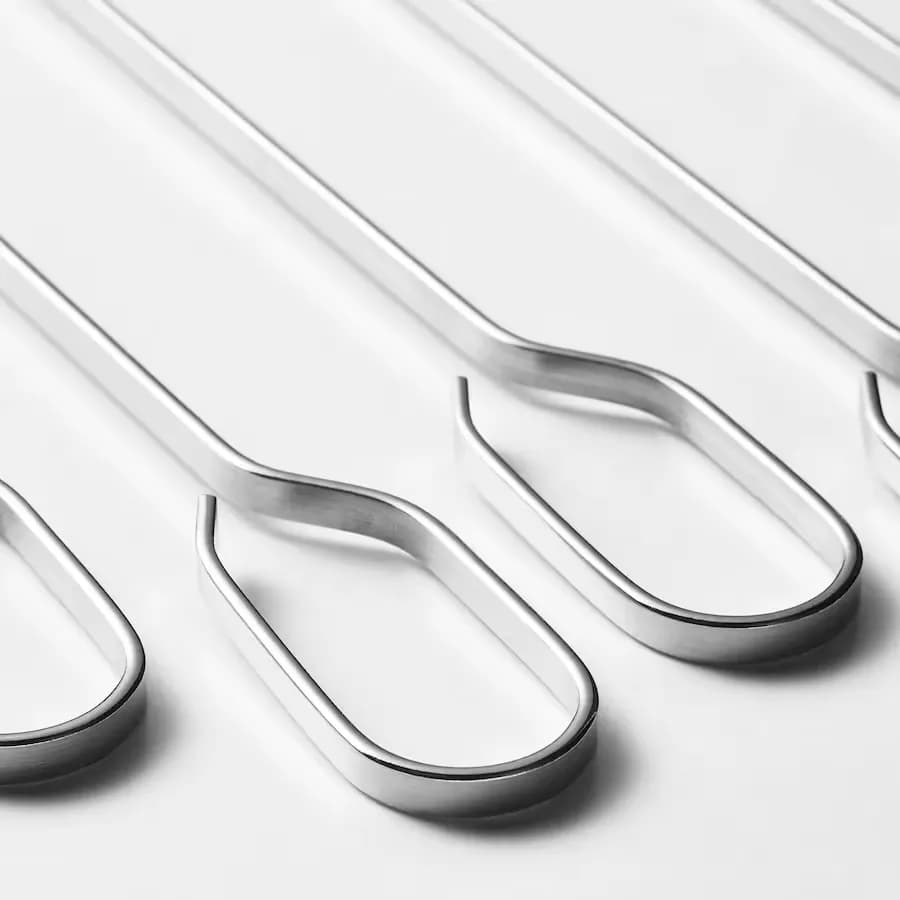 بسته 6 عددی سیخ گریل استیل ایکیا GRILLTIDER، سایز ۳۰ سانتیمتر — تصویر ۳
