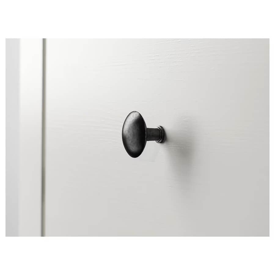 پاتختی دو کشویی سفید ایکیا HEMNES — تصویر ۳