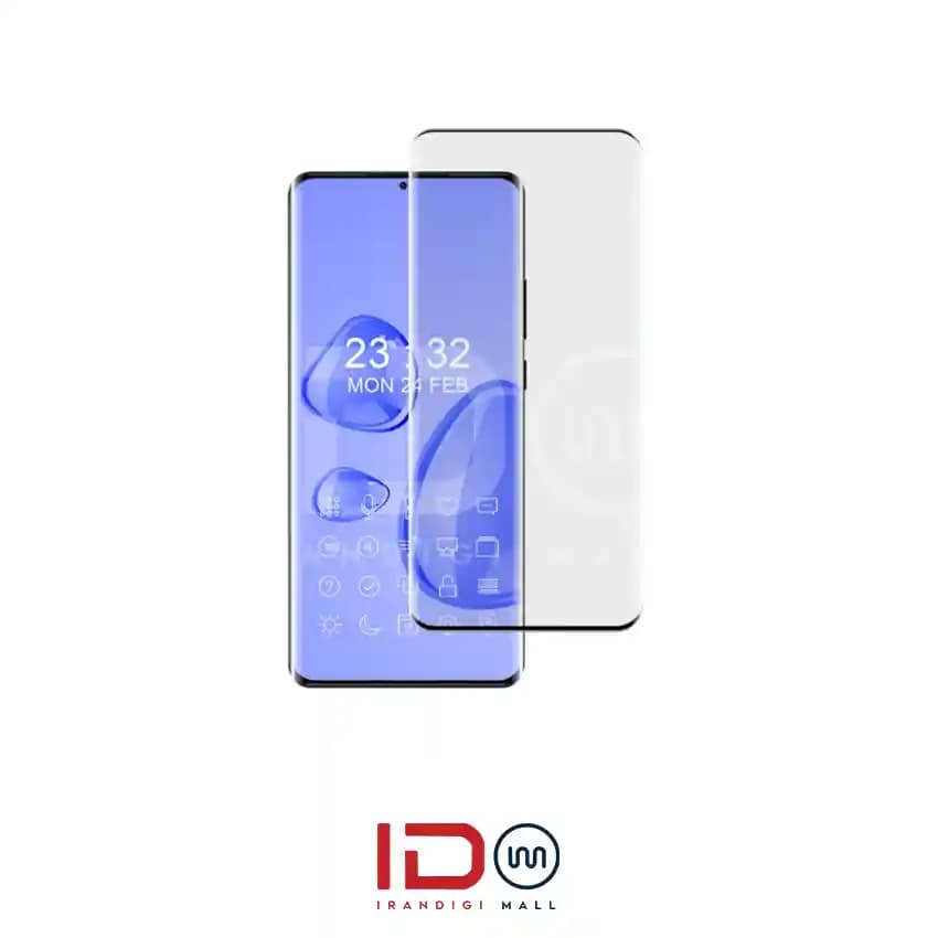گلس شیشه ای تمام صفحه و فول چسب موبایل Huawei P50 Pro برند رد لیبل — تصویر ۲