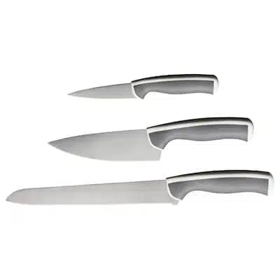 مجموعه 3 عددی چاقو آشپزخانه ایکیا ANDLIG