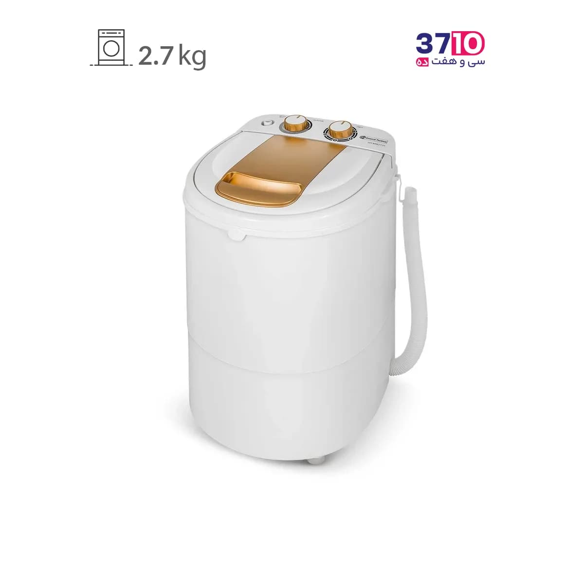 مینی واش جنرال تکنیک General Technic مدل SH-MW 2725 سفید طلایی 2.7 کیلویی