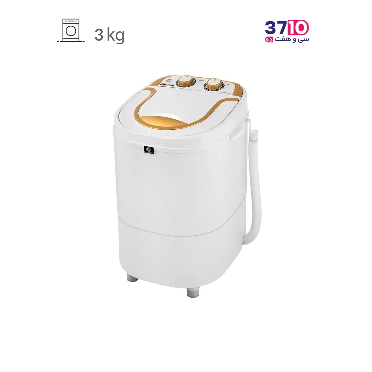 مینی واش جنرال تکنیک General Technic مدل SH-MW 3022 سفید طلایی 3 کیلویی