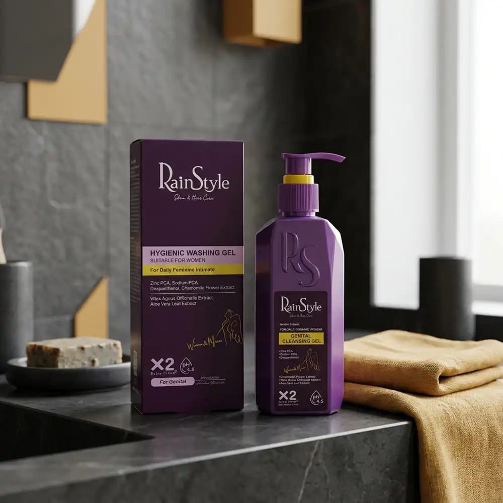 ژل شستشوی بهداشتی بانوان رین استایل (RainStyle) تنظیم pH و ضد قارچ حجم ۲۰۰ میلی لیتری — تصویر ۲