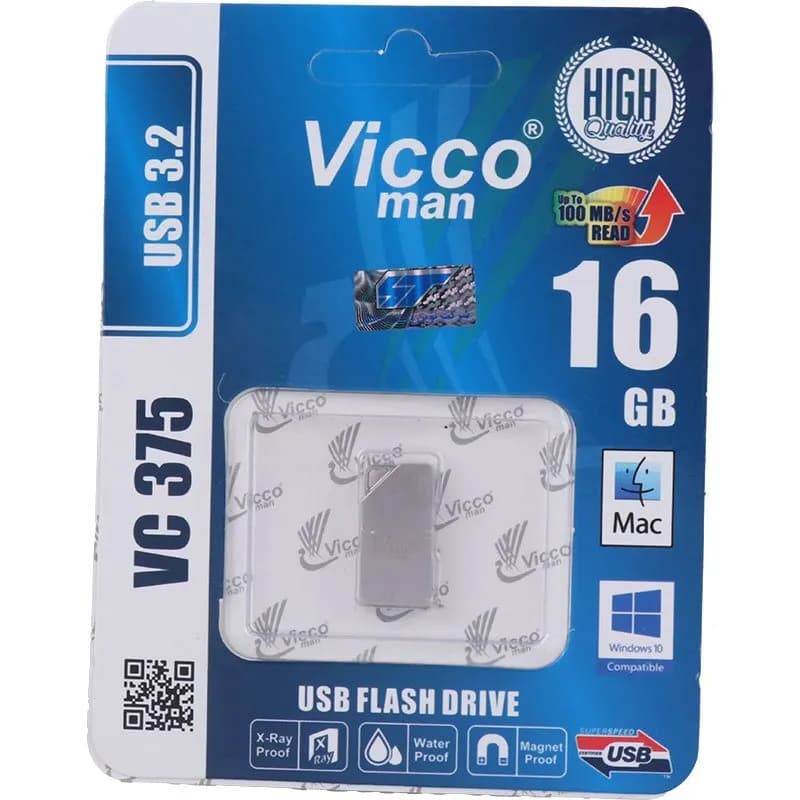 فلش مموری ویکومن مدل VC375 USB3.2 ظرفیت 16 گیگابایت