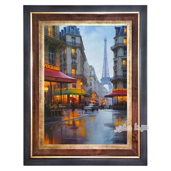 تابلو فرش فانتزی طرح برج ایفل پاریس – 6658