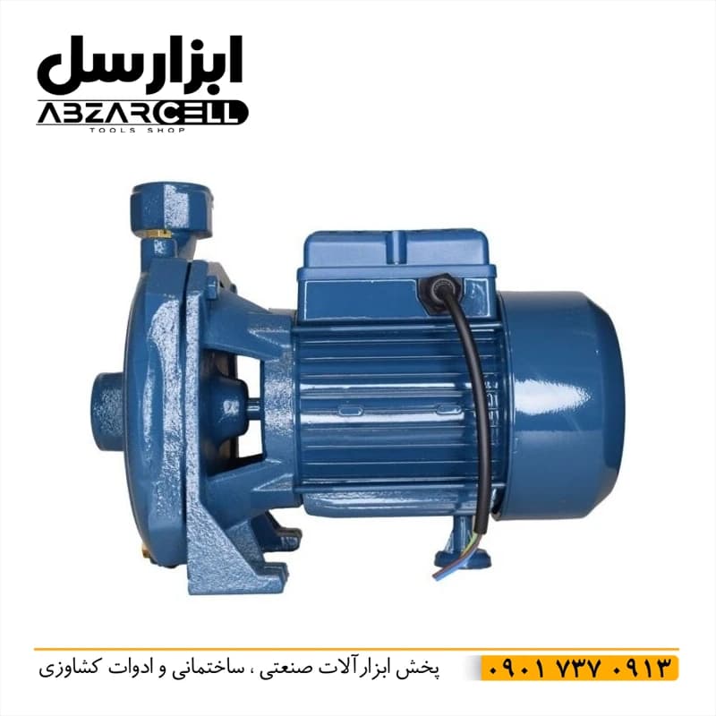 پمپ آب 1 اسب بشقابی پروانه استیل ونیکو V-100-S| موتور تمام مس| بشقاب چدنی — تصویر ۲