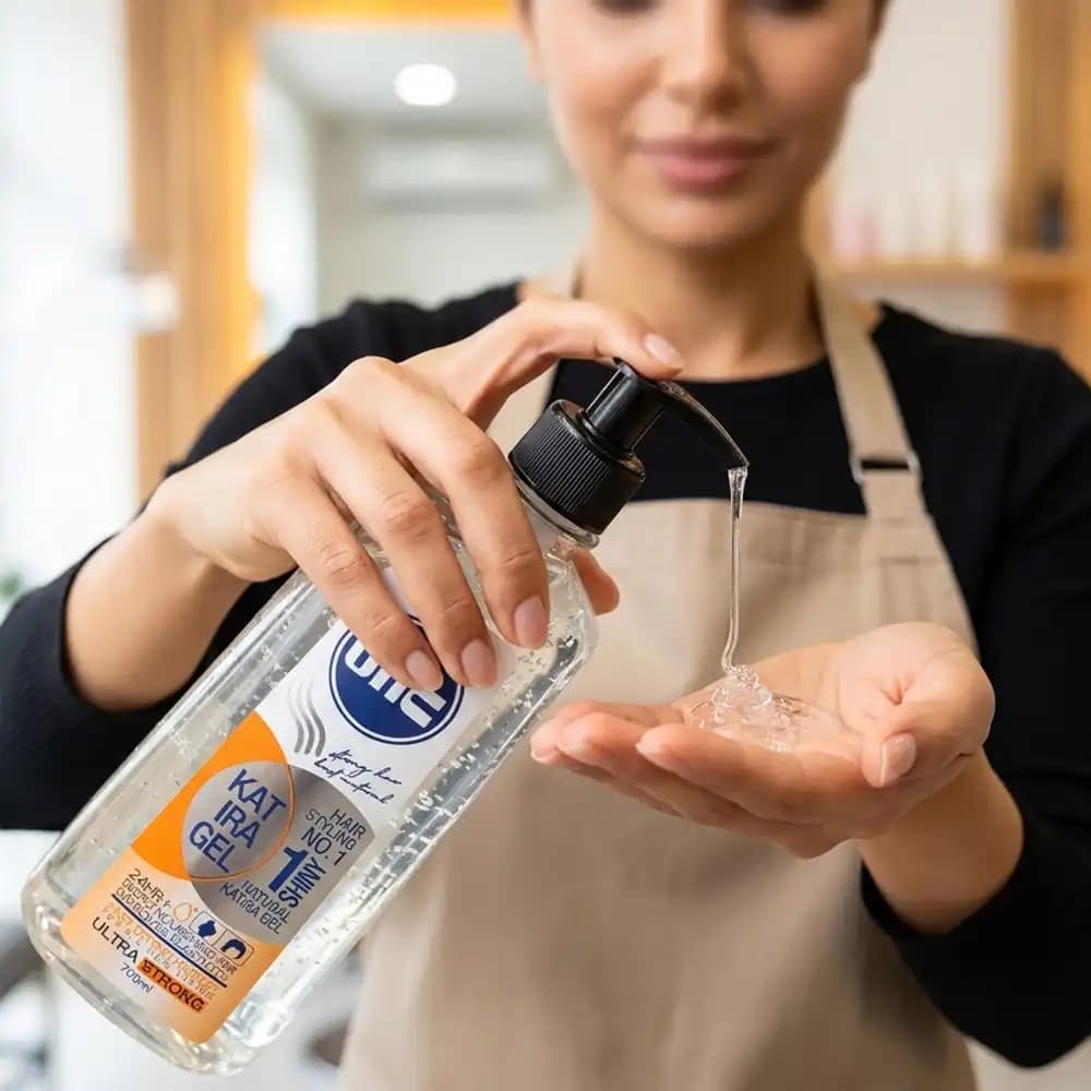 ژل موی کتیرا انس (ONC) مدل Ultra Strong حجم ۷۰۰ میلیلیتر (پوکه قدیم) — تصویر ۲