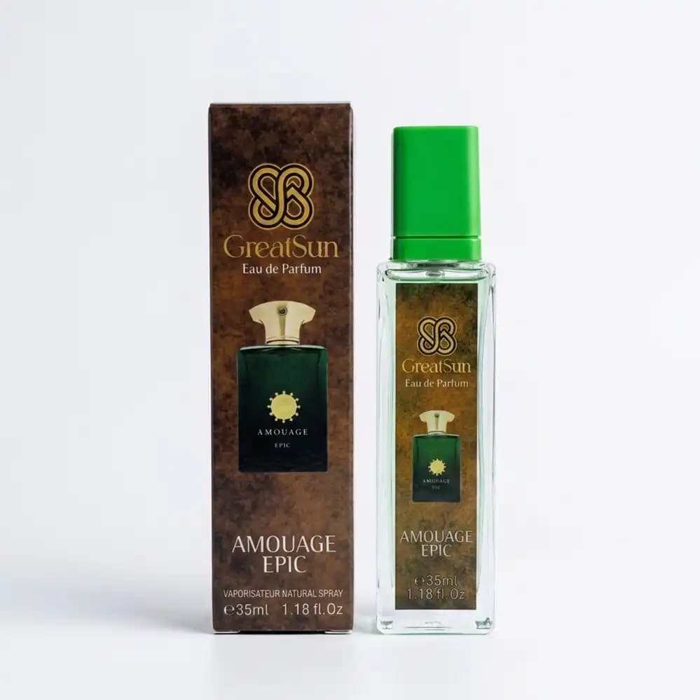 عطر جیبی مردانه گریت سان (GreatSun) مدل آمواژ اپیک (Amouage Epic) حجم ۳۵ میلیلیتر