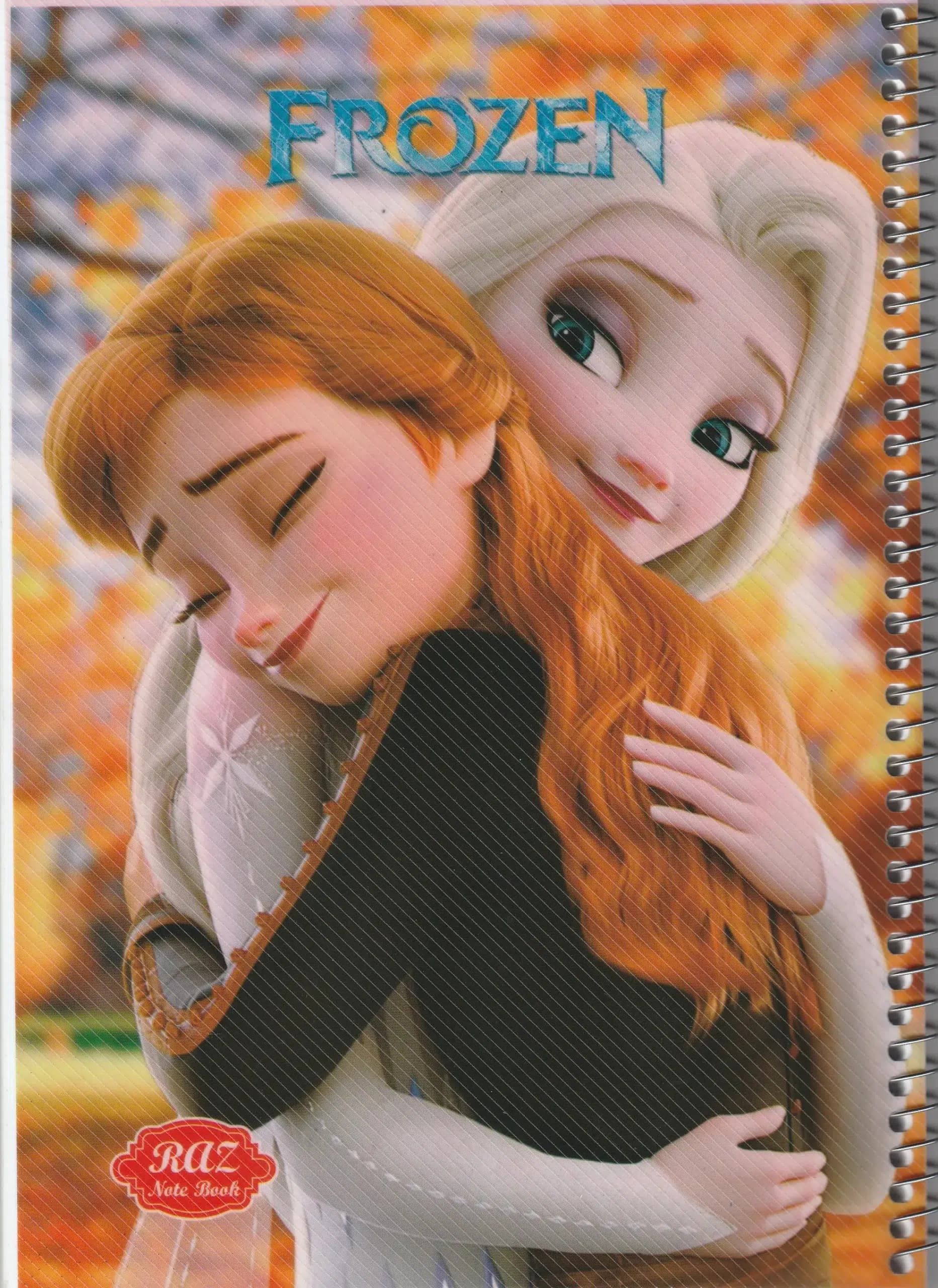 دفتر نقاشی سیمی 50 برگ طرح دار راز طرح FROZEN