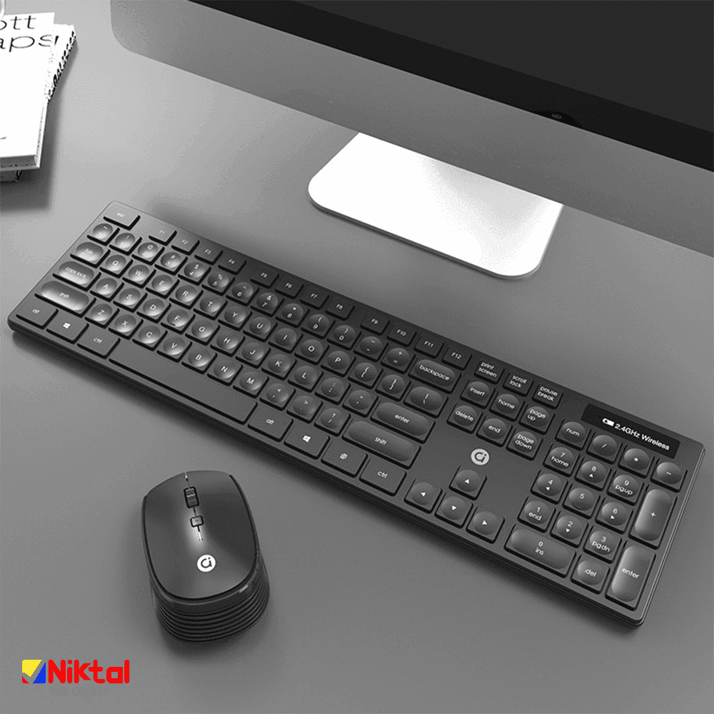 ست کیبورد و ماوس بی سیم ایسوس ادول asus adol مدل KM005 — تصویر ۲