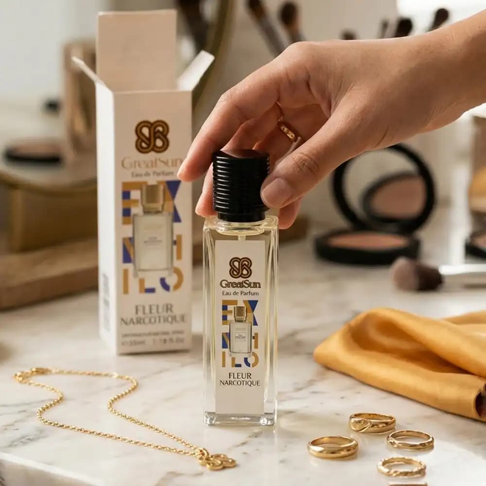 عطر جیبی گریت سان (GreatSun) مدل Fleur Narcotique حجم ۳۵ میلیلیتر — تصویر ۳