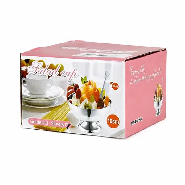 بستنی خوری استیل پایه دار 1003 — تصویر ۲