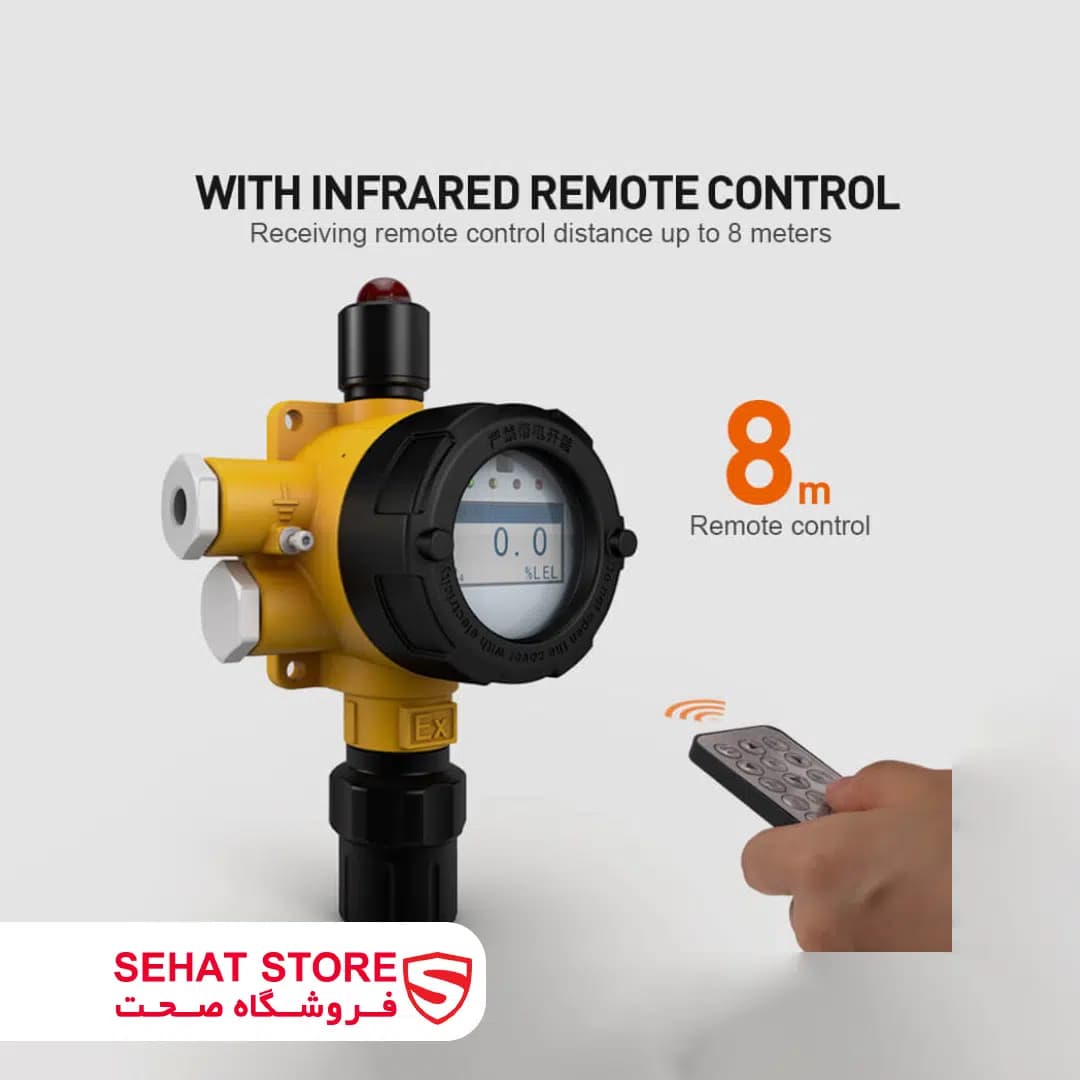 گازسنج ثابت بوشان مدل bosean GT-K90 Fixed Gas Detector (IP66) — تصویر ۳