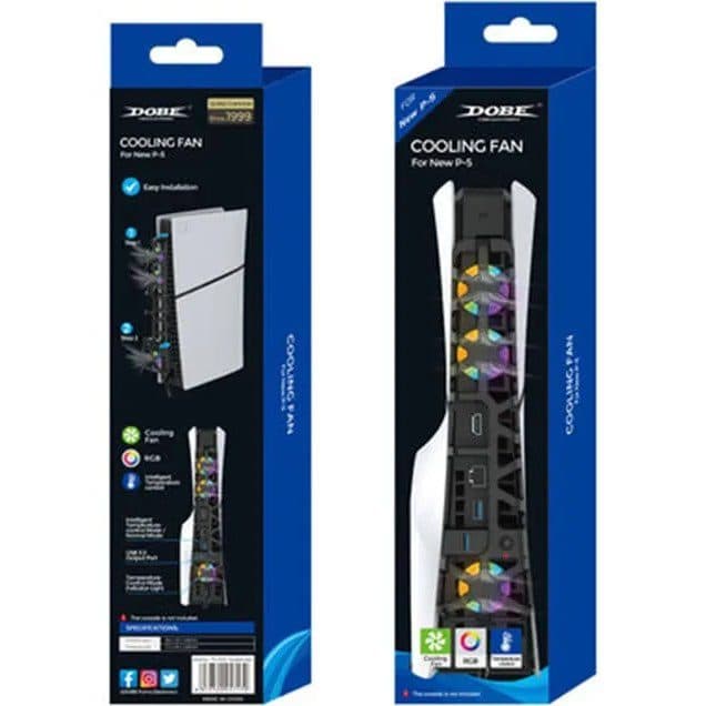 فن خنککننده PS5 Slim دابی مدل TP5-3538 | کاهش دمای کنسول PS5 با طراحی هوشمند
