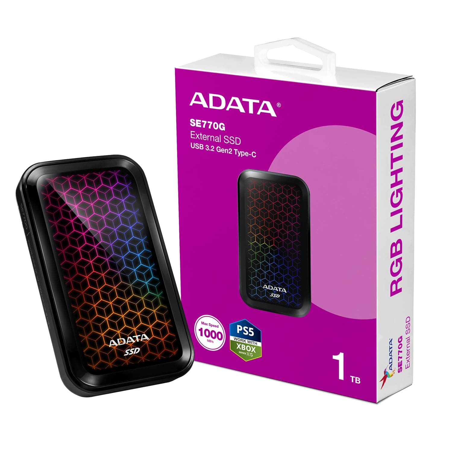 هارد SSD اکسترنال 1TB ای دیتا مدل ADATA SE770G — تصویر ۲