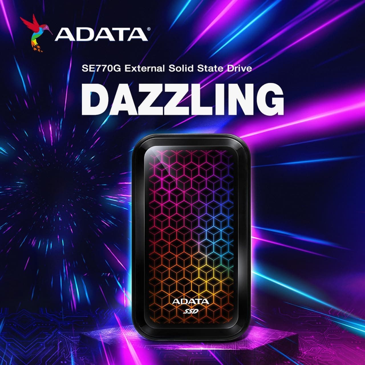 هارد SSD اکسترنال 1TB ای دیتا مدل ADATA SE770G — تصویر ۵